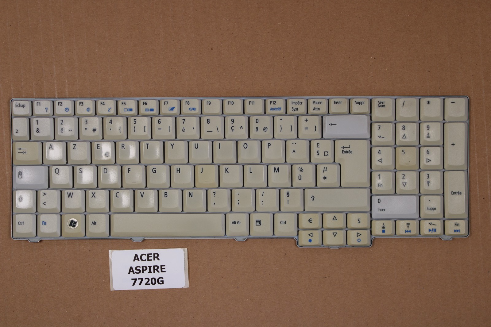 Clavier azerty - Acer Aspire 7720G