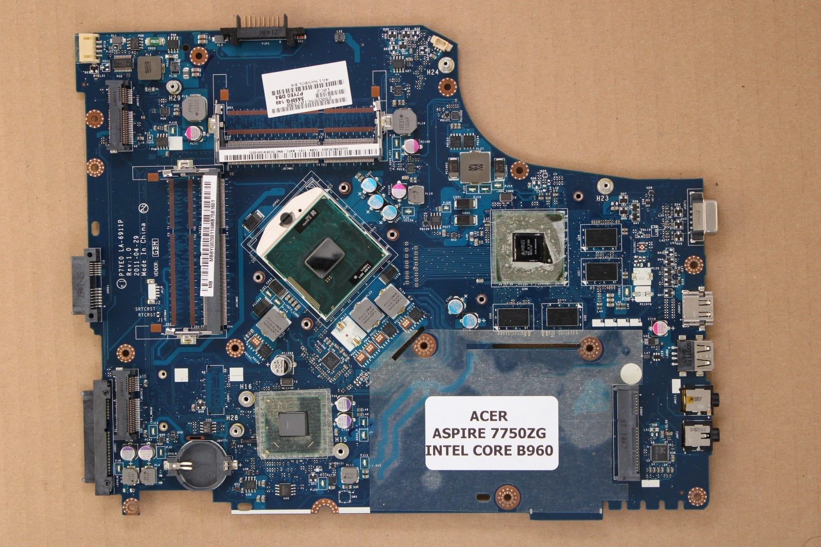 Carte mère - Acer Aspire 7750ZG INTEL CORE B960