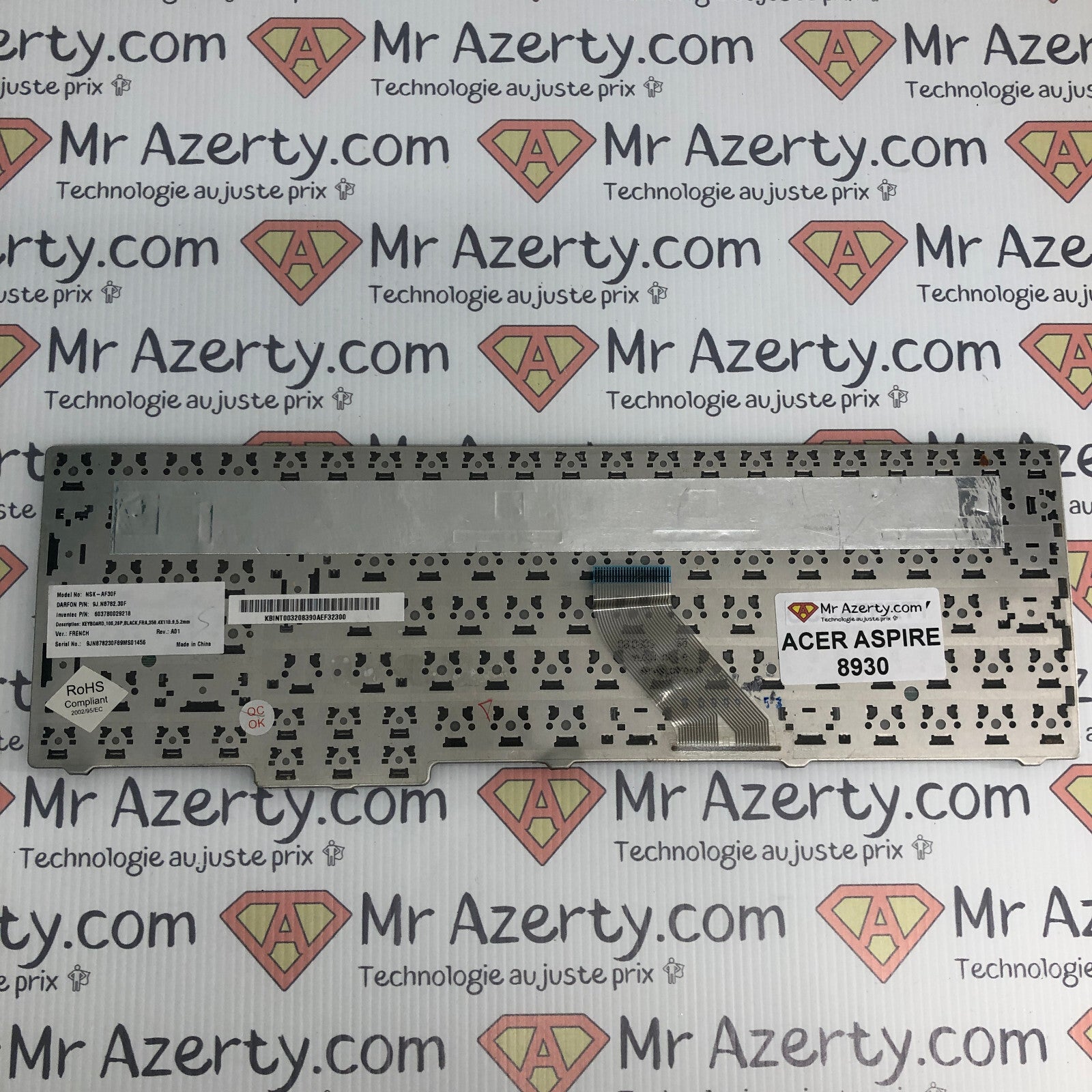 Clavier azerty - Acer Aspire 8930