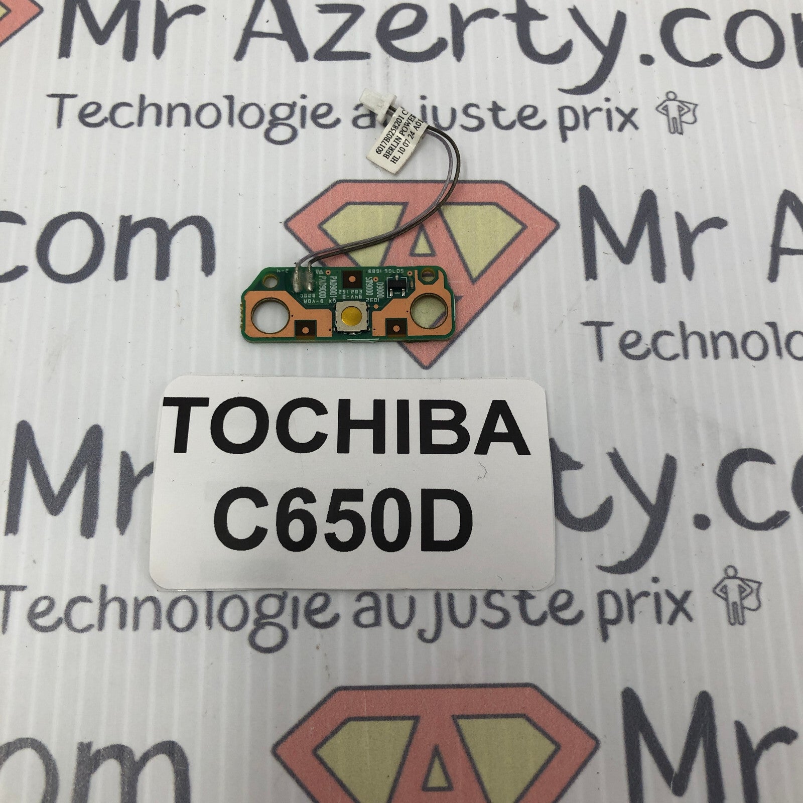 Bouton Power - Toshiba Satellite C650D
