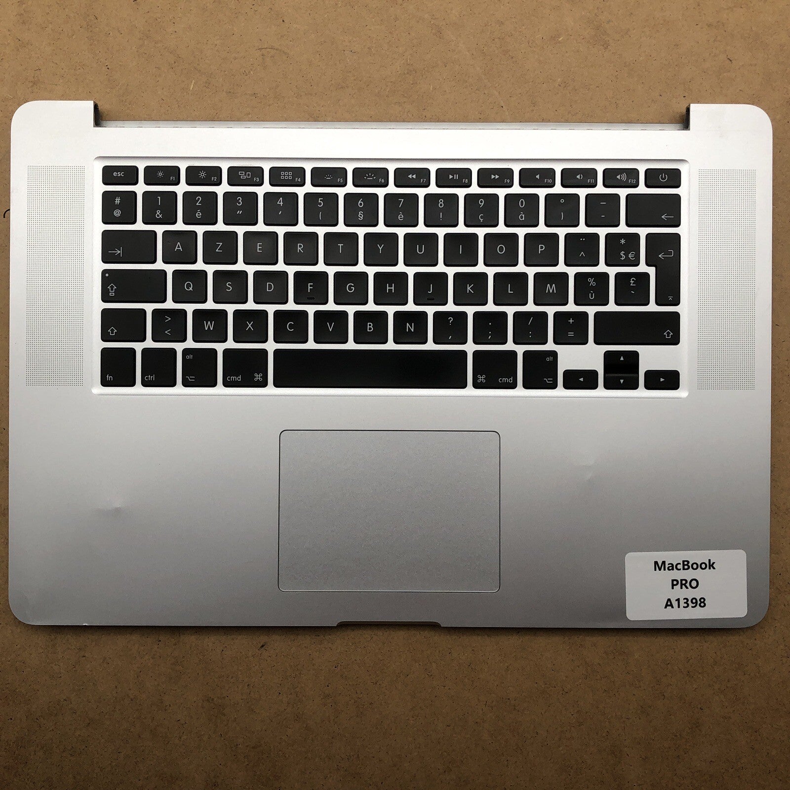 Plasturgie basse complète avec clavier azerty - Macbook Pro A1398
