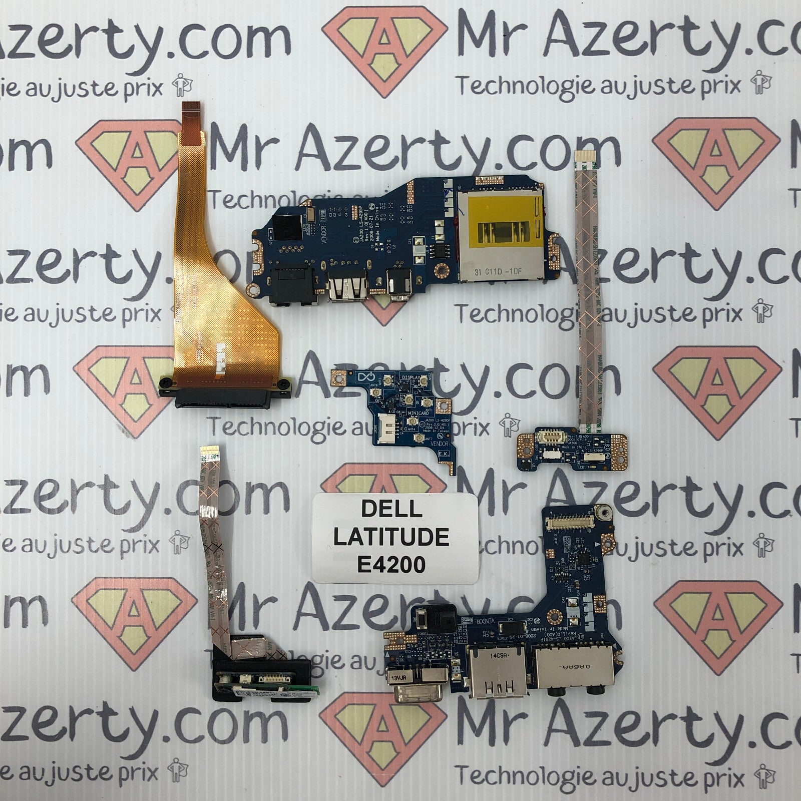 Ensemble nappes & cartes - Dell Latitude E4200