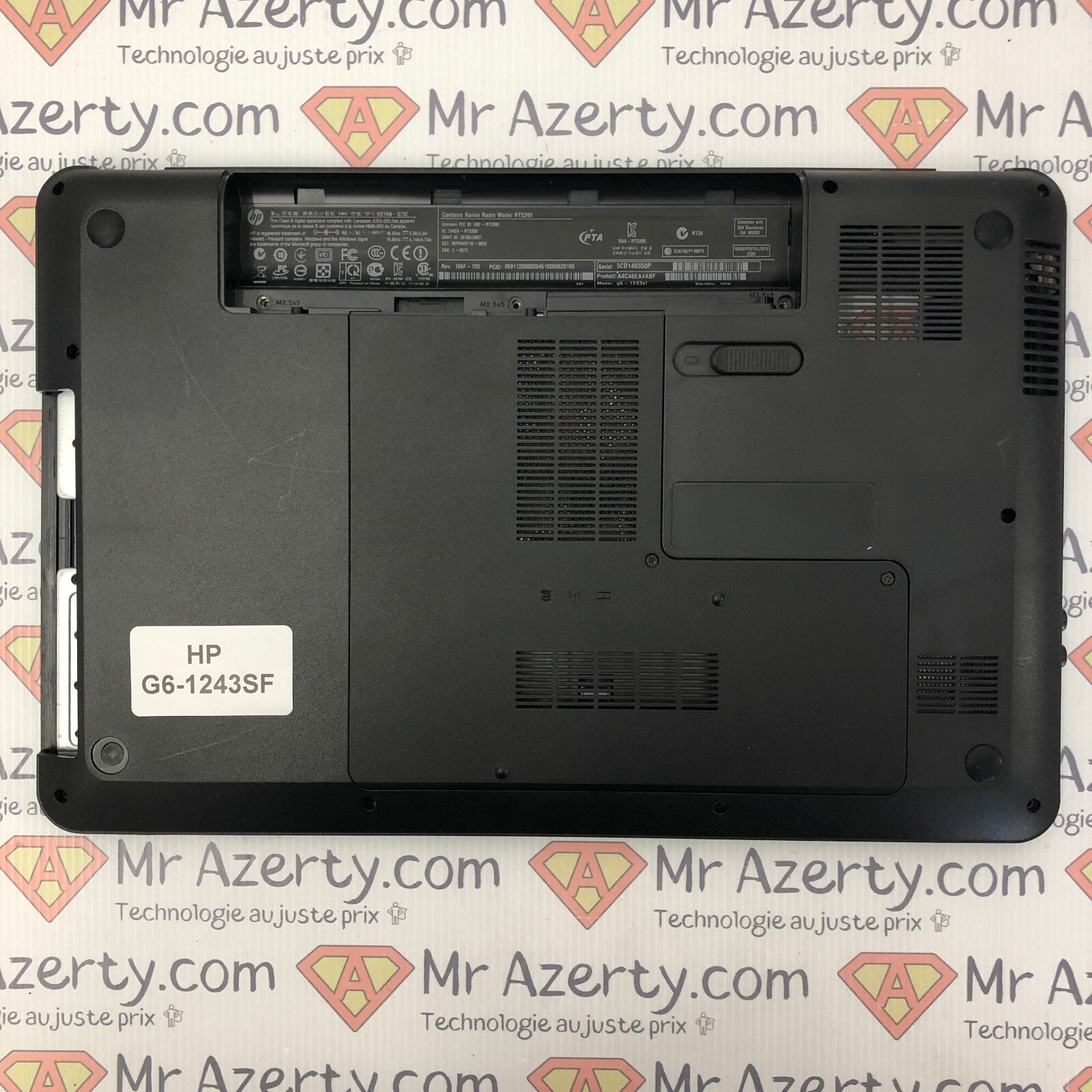 Plasturgie Basse complète - HP G6-1243SF