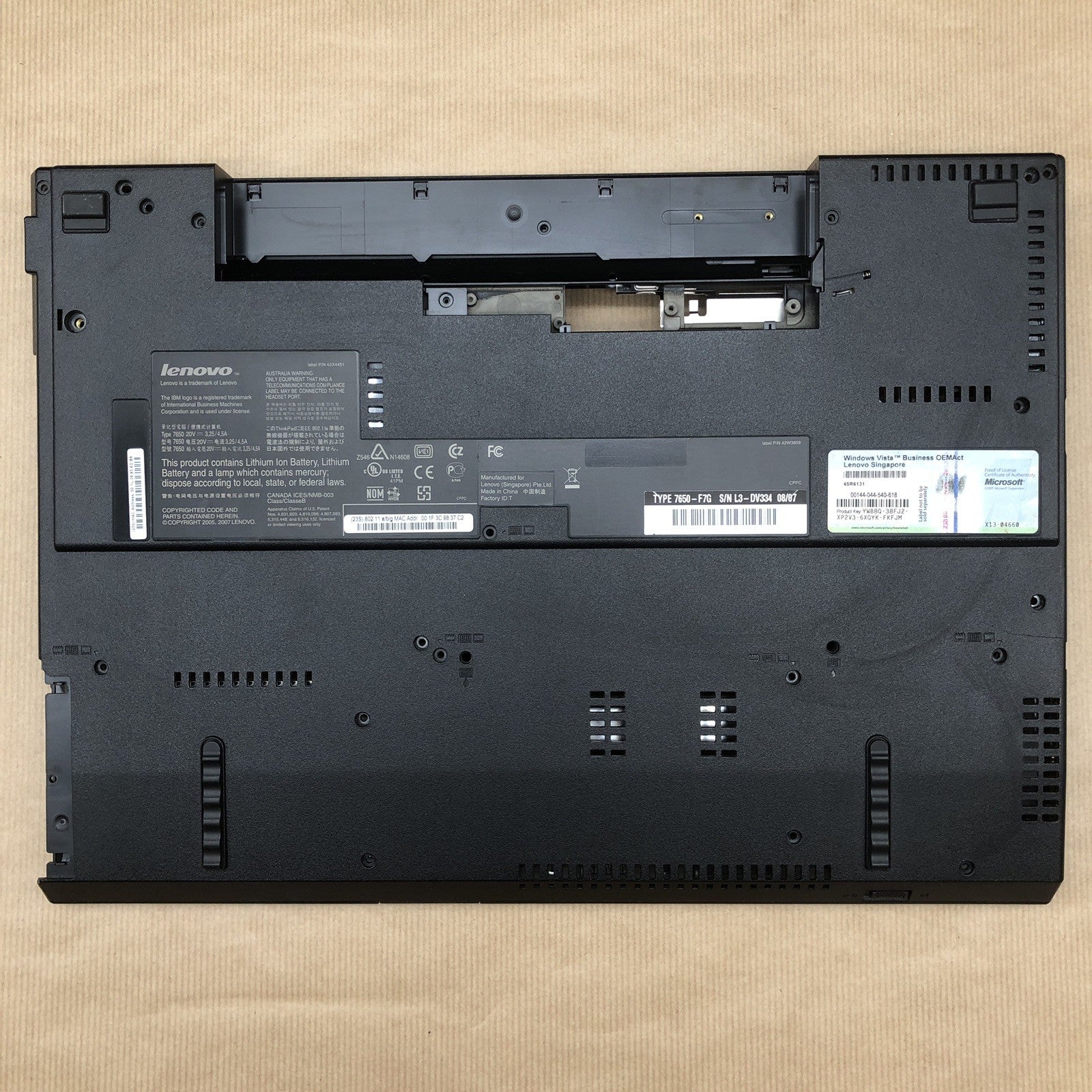Plasturgie - Lenovo Ideapad R61i