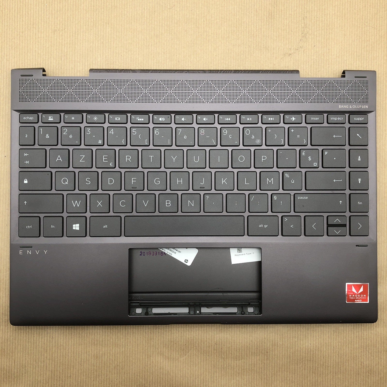 Plasturgie avec clavier azerty - HP Envy X360 13-ag0999nf