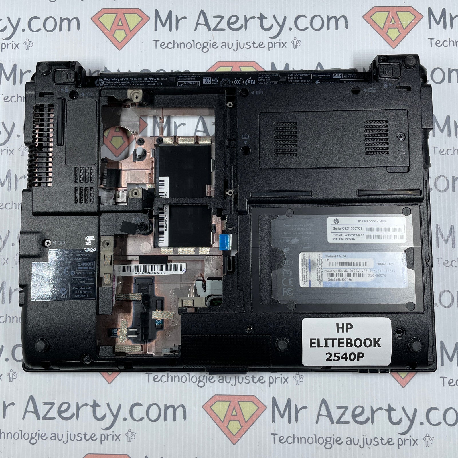Plasturgie basse - HP Elitebook 2540P