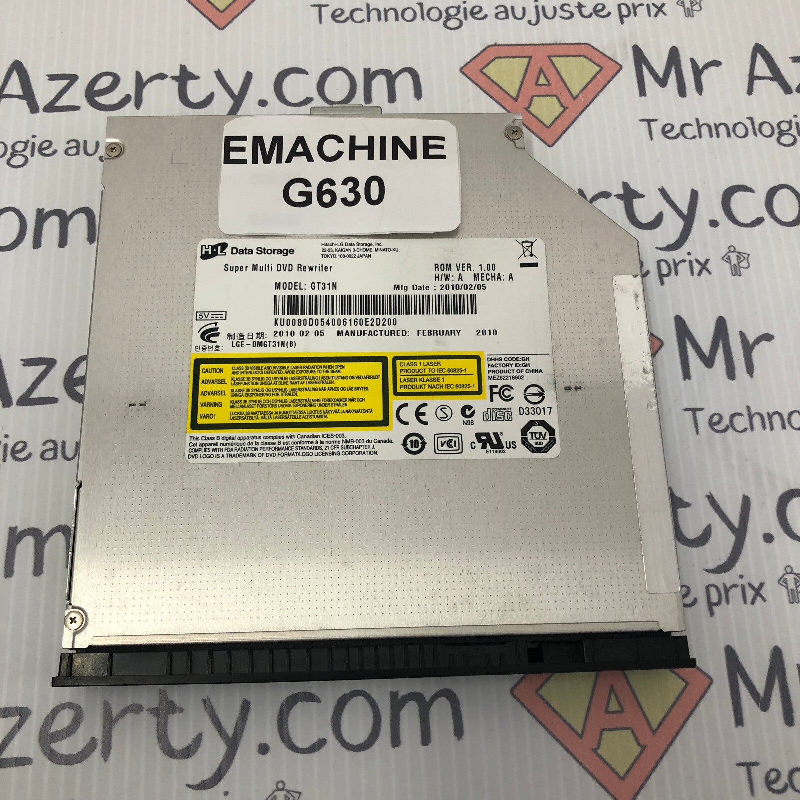 Lecteur/Graveur DVD - eMachine G630