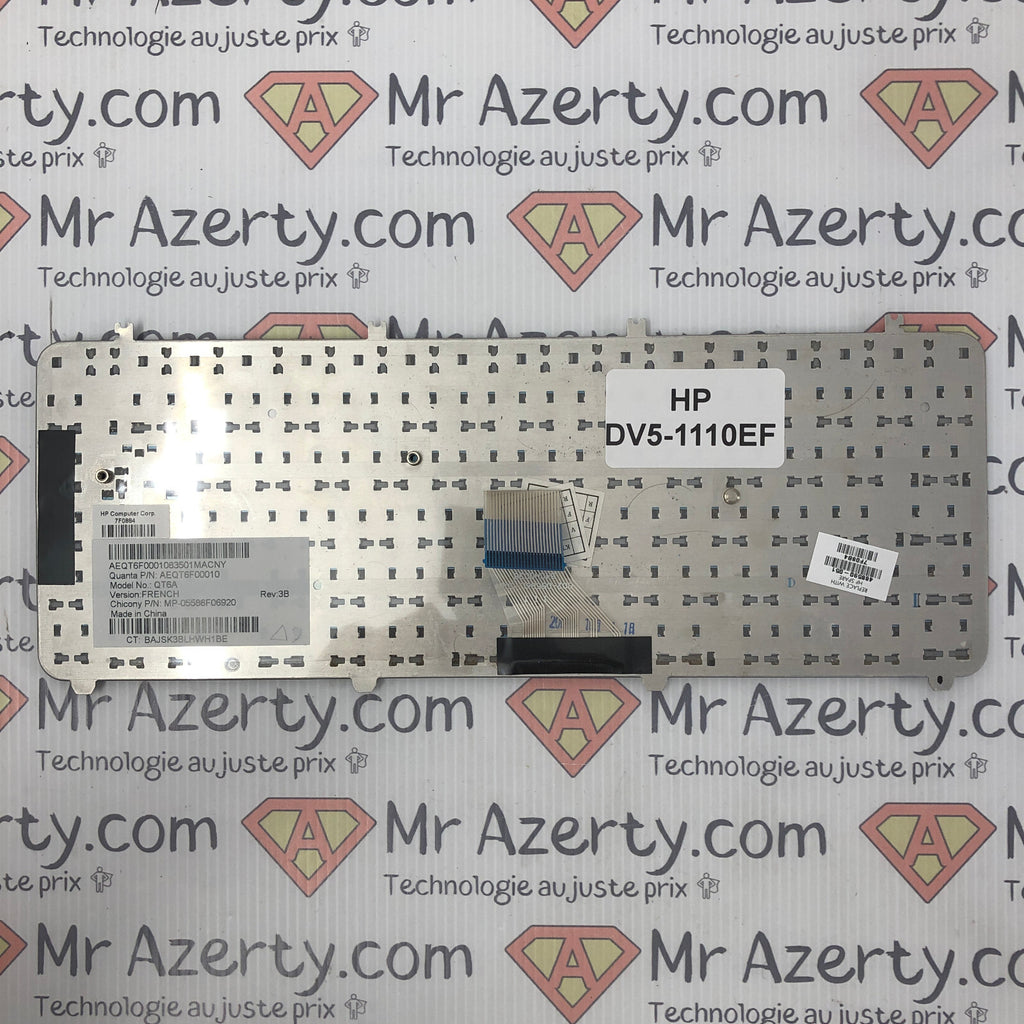 Clavier azerty - HP DV5-1110EF
