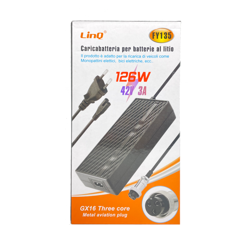 Chargeur pour trotinette LinQ FY120 -  110W 54.6V 2A - NEUF