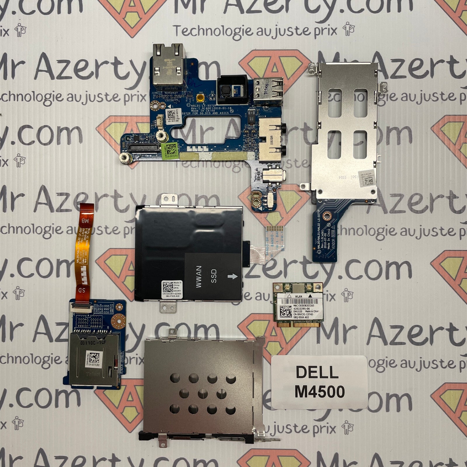 Ensemble connectique (USB - SD - LCD ) - Dell M4500