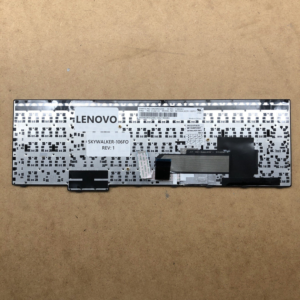 Clavier Azerty - SKYWALKER-106FO - Rev : 1 - Lenovo