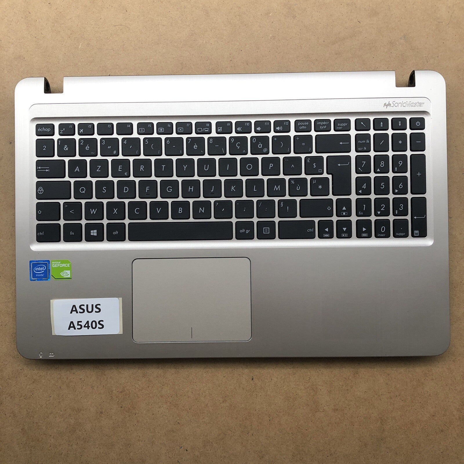 Plasturgie basse + clavier OR - ASUS A540S