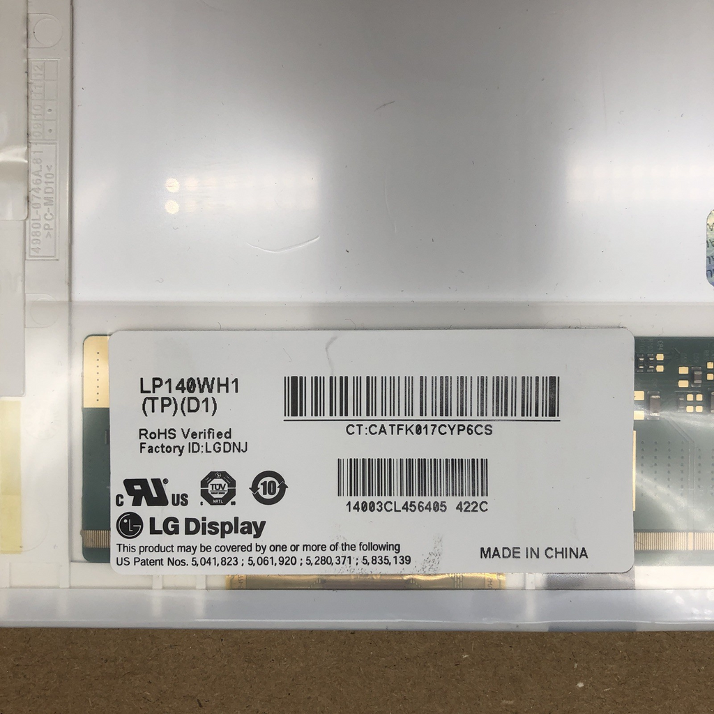 Dalle écran  type LP140WH1 (TP)(D1) 2