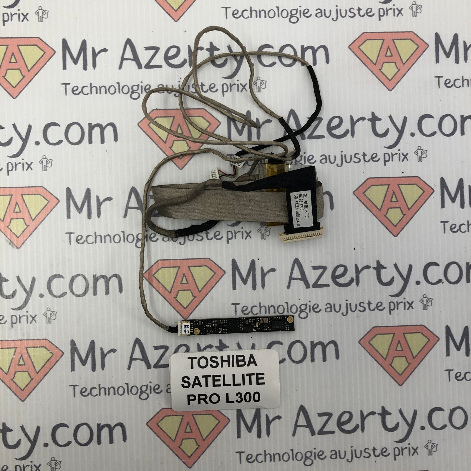 Nappe / connecteur écran + webcam - Toshiba Satellite Pro L300