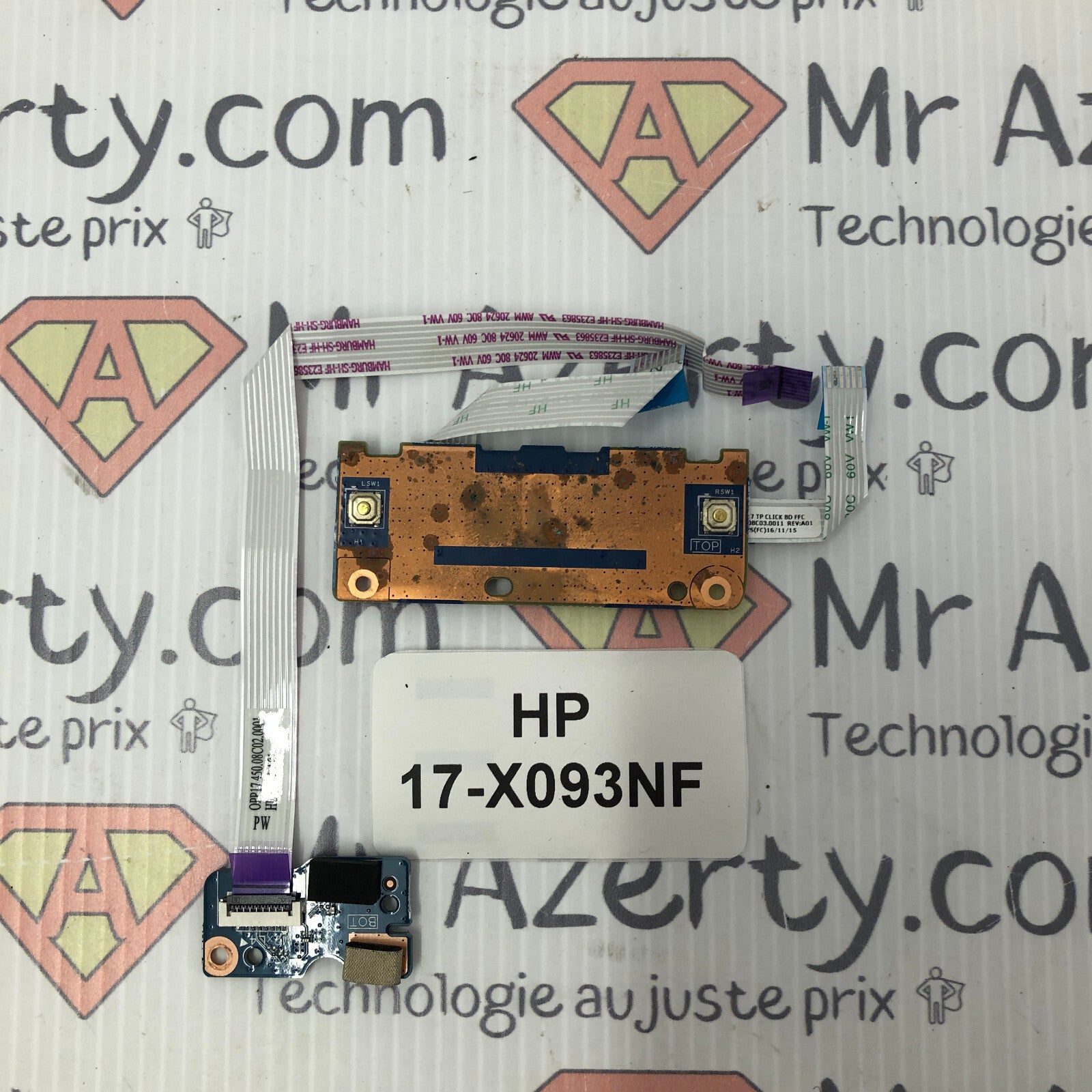 Ensemble nappes & cartes - HP 17-X093NF