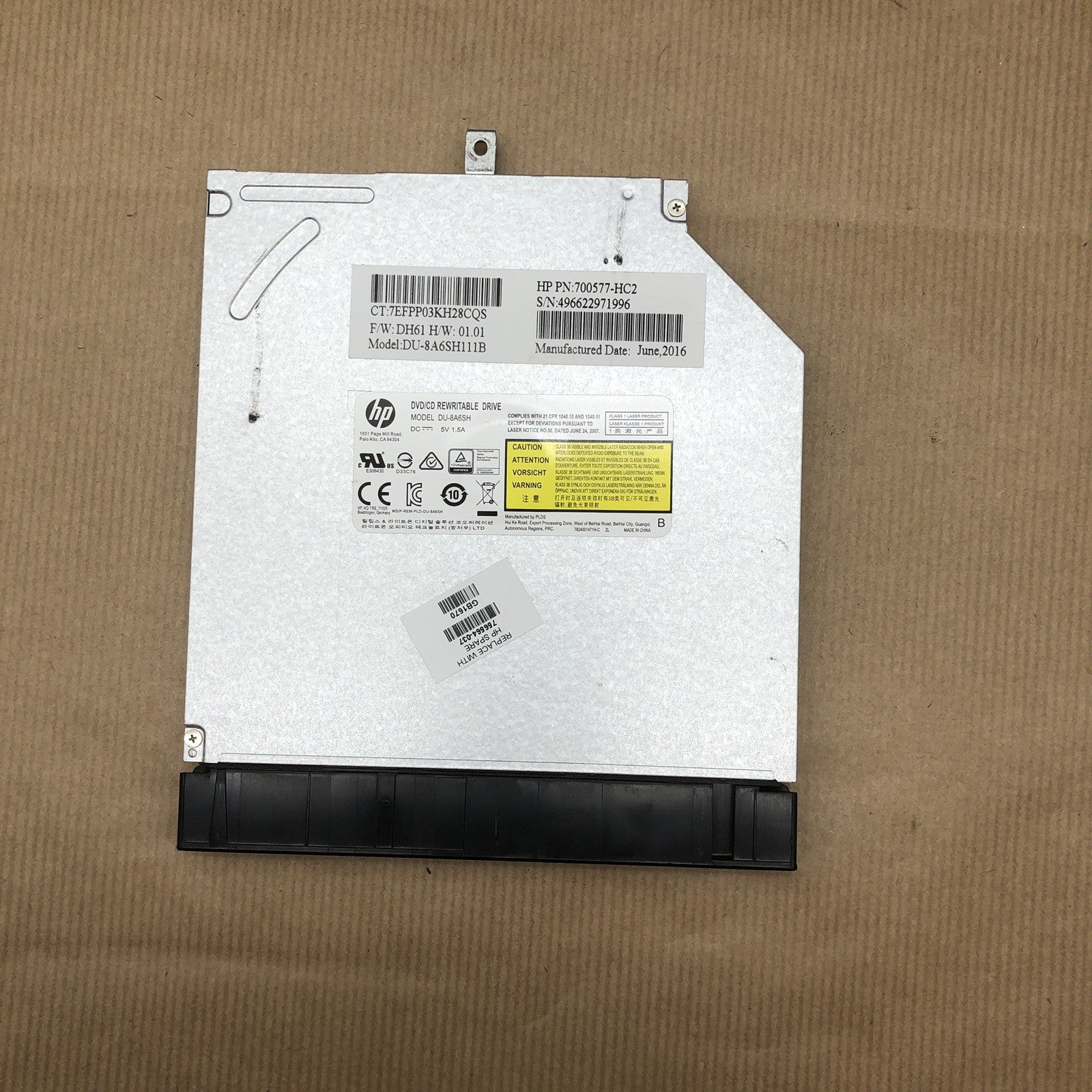 Lecteur/graveur DVD - HP 17-Y011NF