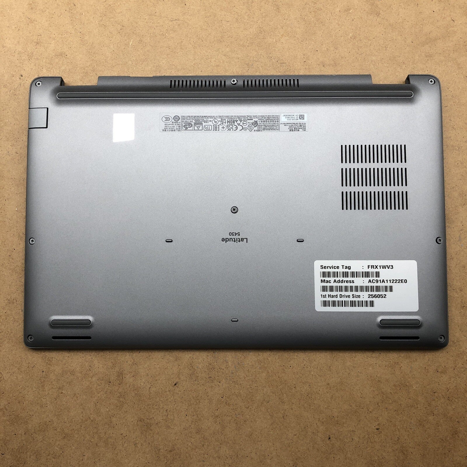 Plasturgie avec clavier - Dell Latitude  5430 /2023 P137G