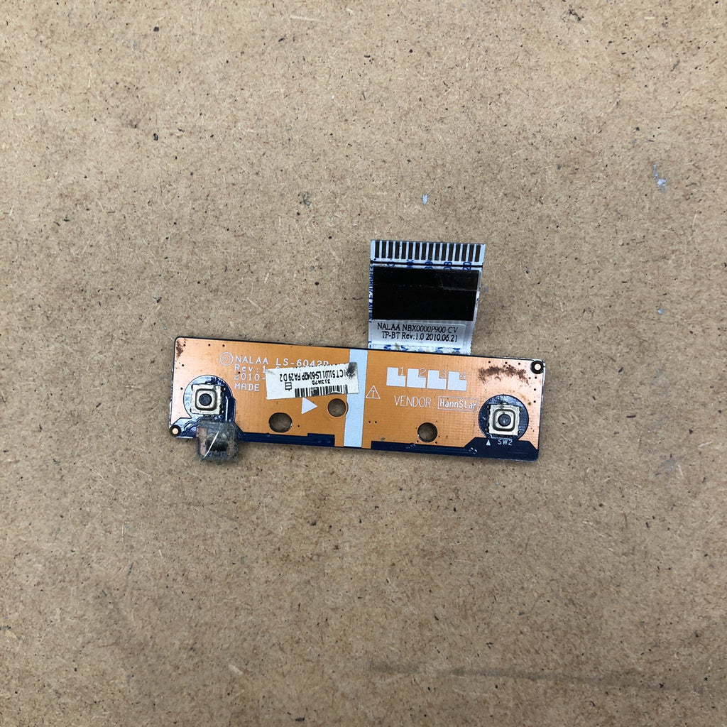 Bouton touchpad - Toshiba Satellite L670-17E