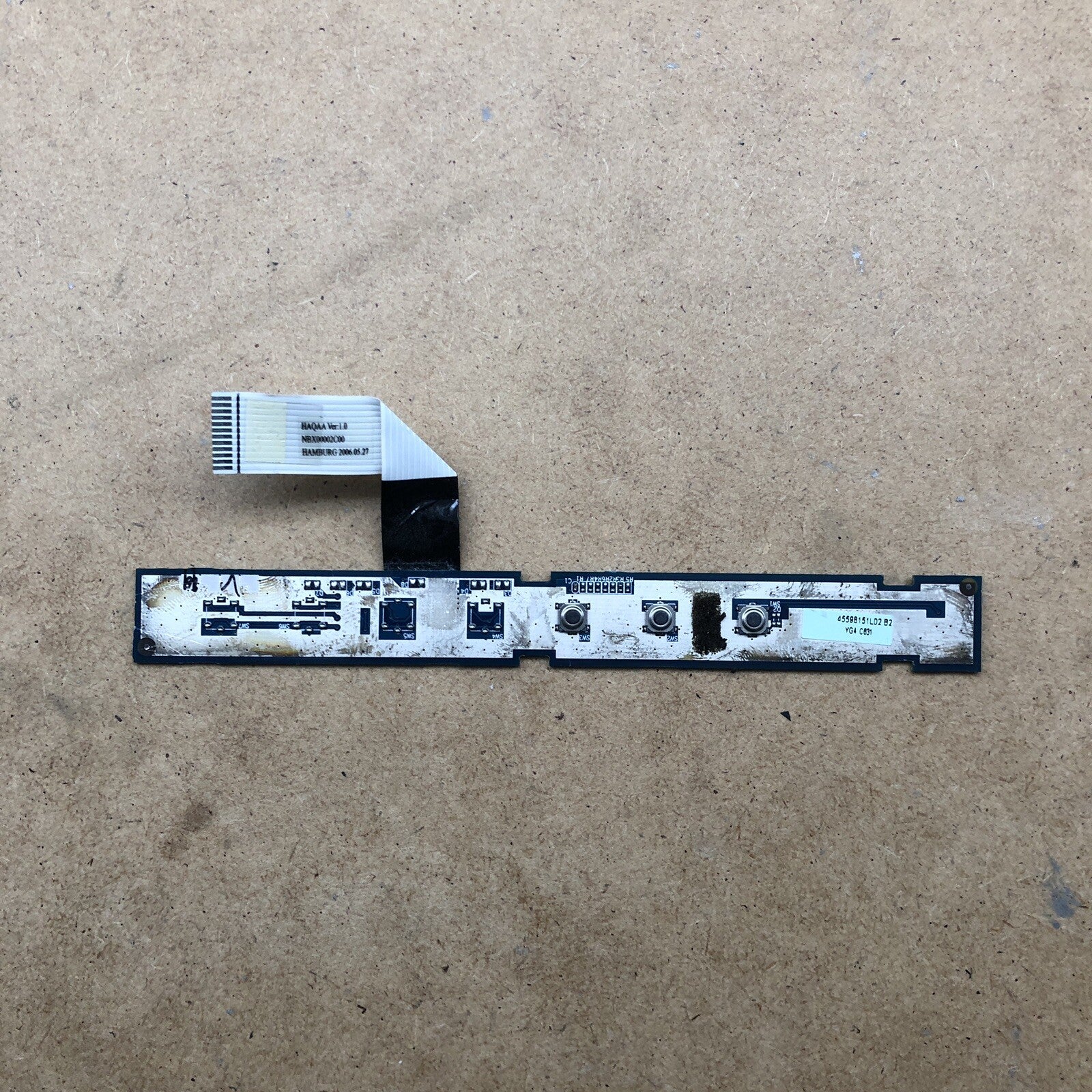 Boutons power/audio - Toshiba Tecra A6