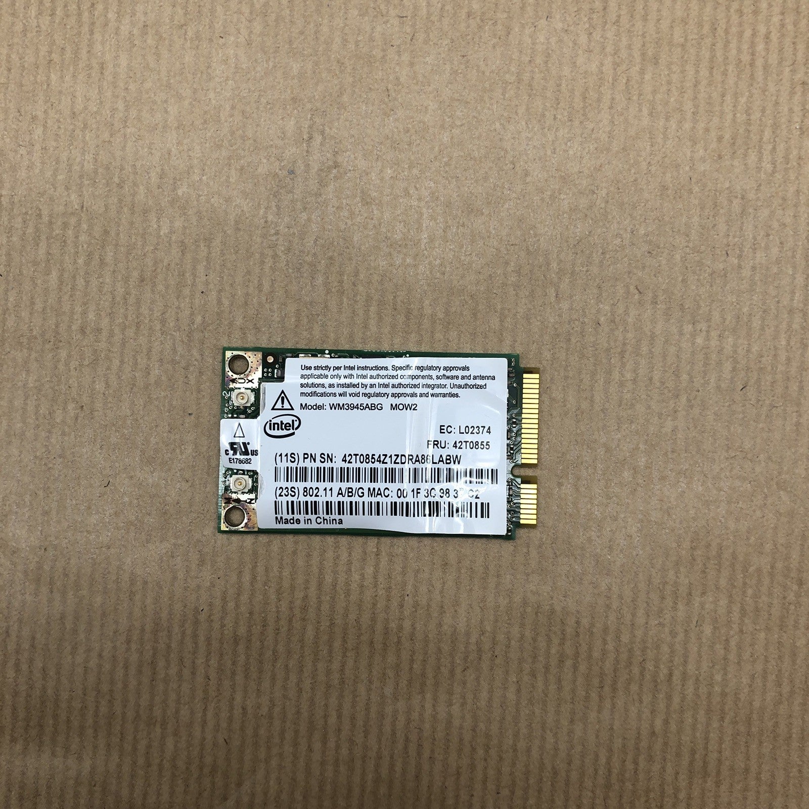 Carte wifi - Lenovo Ideapad R61i