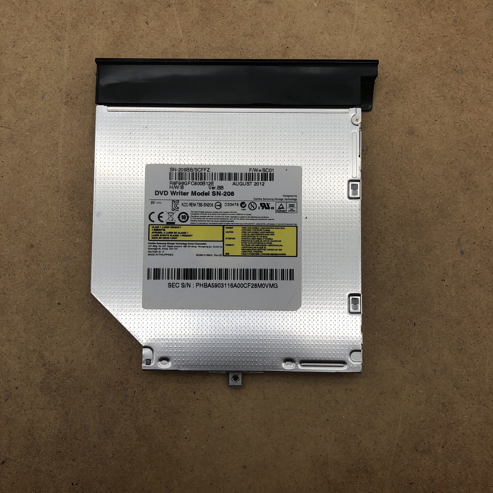 Lecteur/graveur - Samsung Notebook NP350E7C-S0AFR
