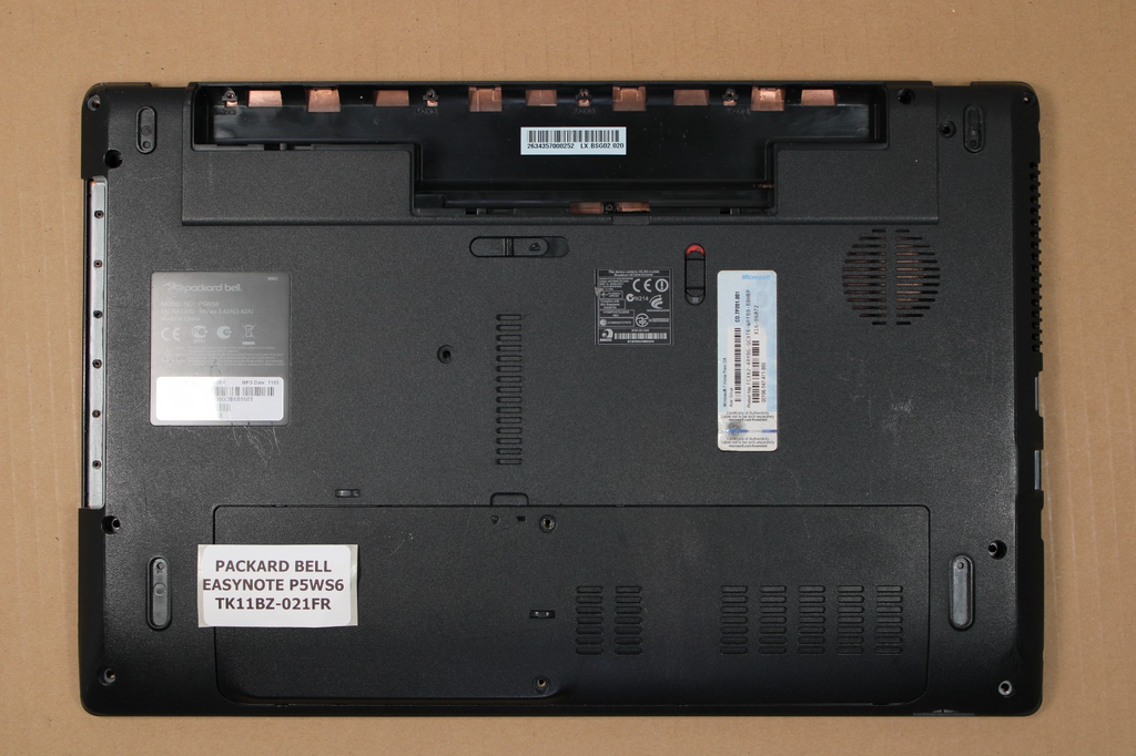 Plasturgie  - Packard Bell Easynote P5WS6 TK11BZ-021FR