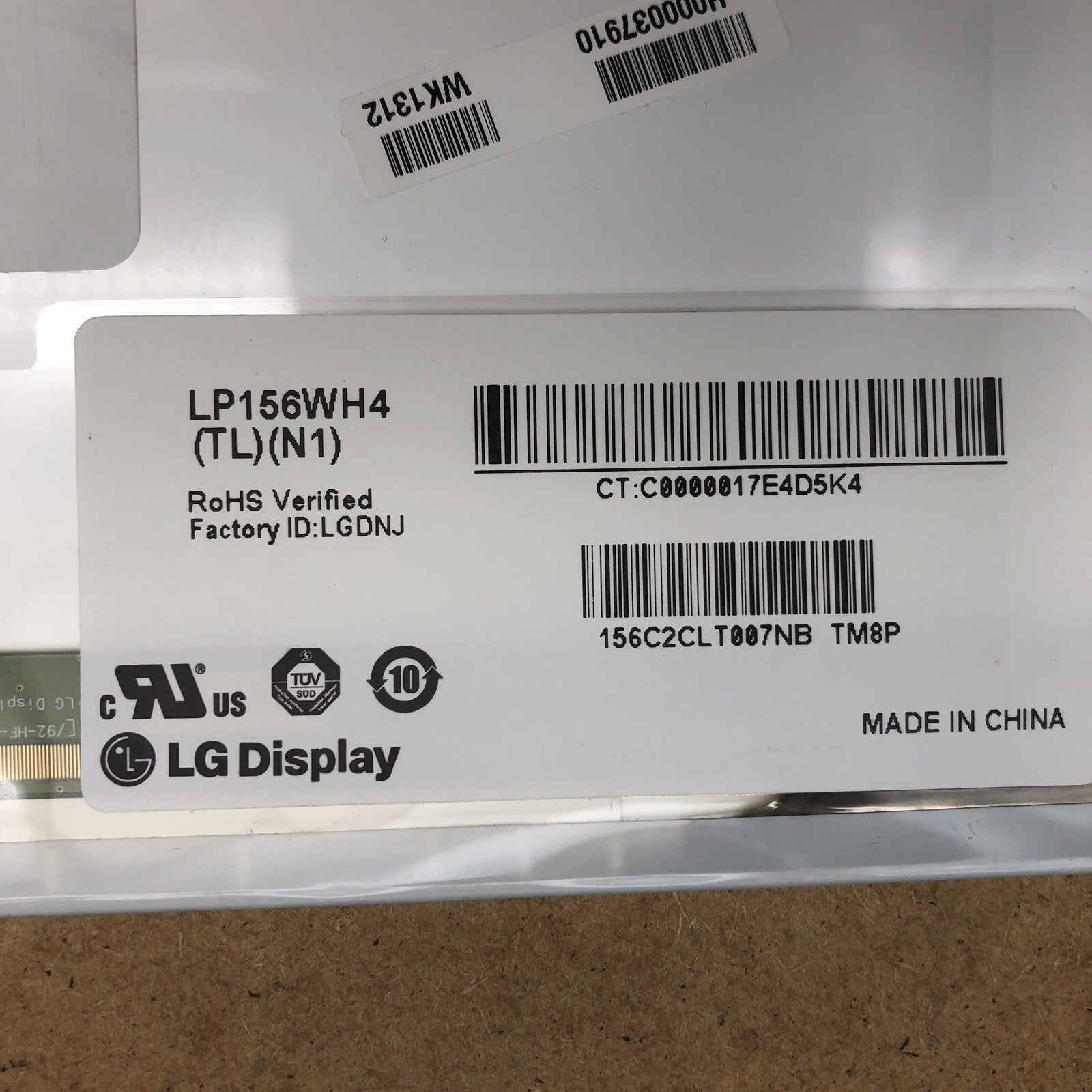 Dalle écran  type LP156WH4 (TL)(N1)