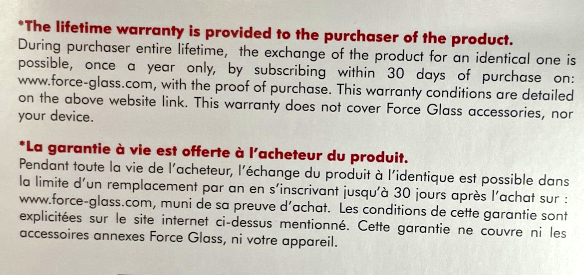 Verre Trempé Organique pour Samsung A13 4G Garantie à vie - Force Glass