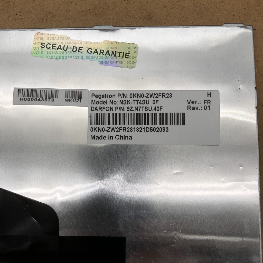 Clavier azerty - Toshiba Satellite C850D-11C