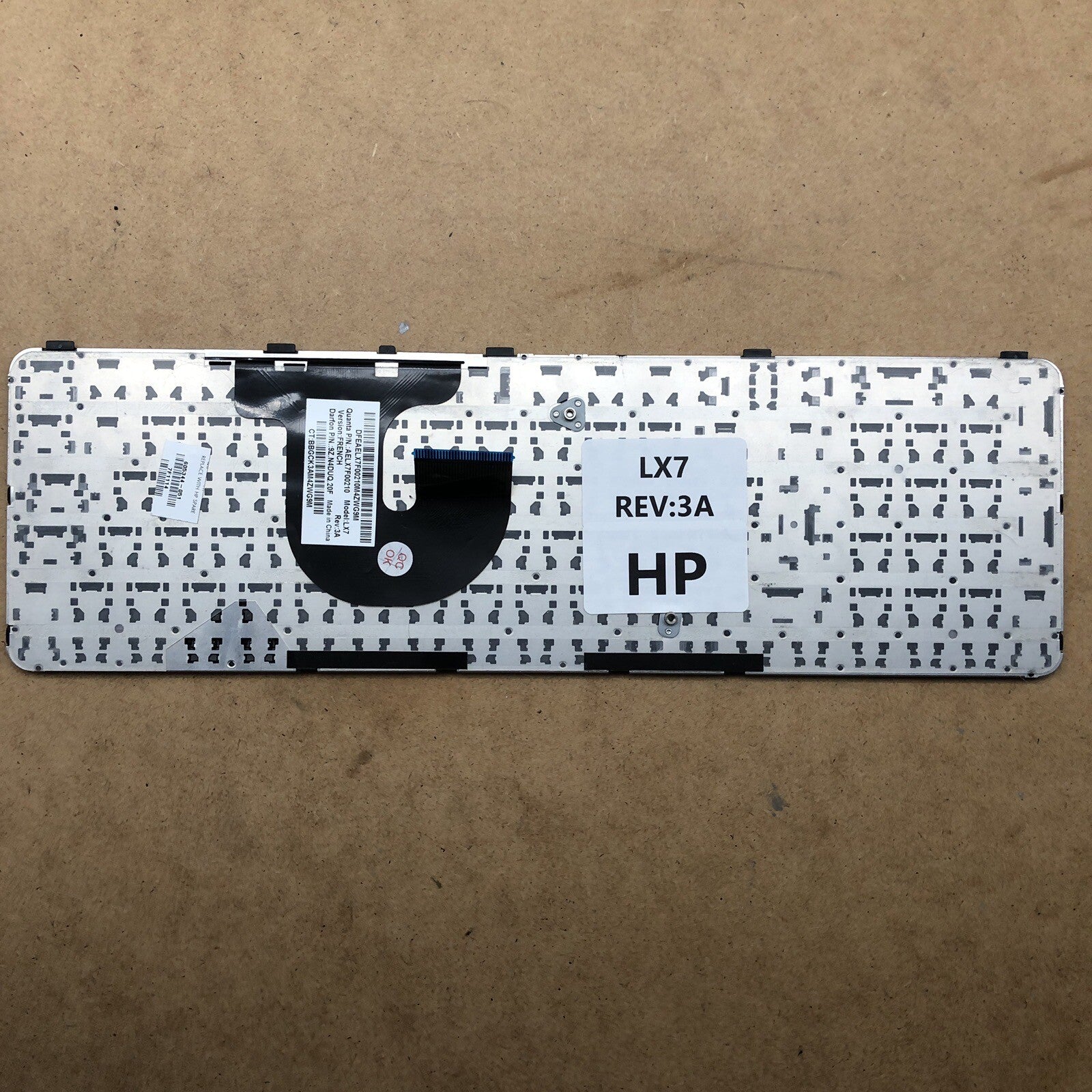 Clavier azerty - LX7 - Rev : 3A - HP