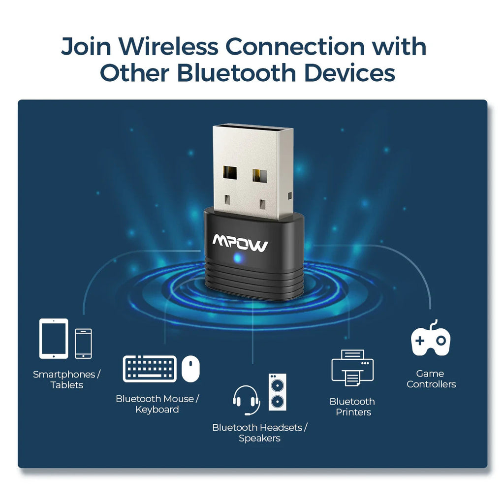 Clé USB Bluetooth 5.0 MPOW - PRODUIT NEUF