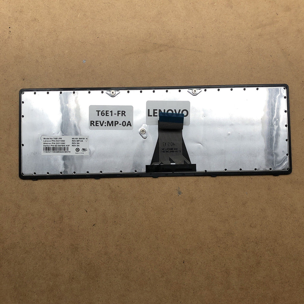 Clavier Azerty - T6E1-FR - Rev : MP-OA - Lenovo