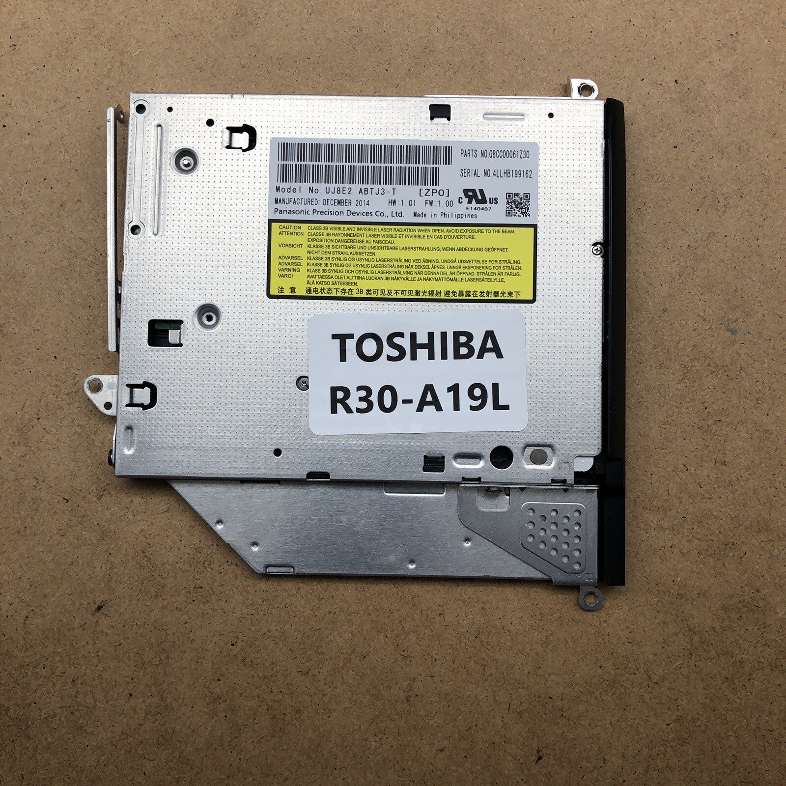 Lecteur/graveur DVD - Toshiba PORTEGE R30-A19L