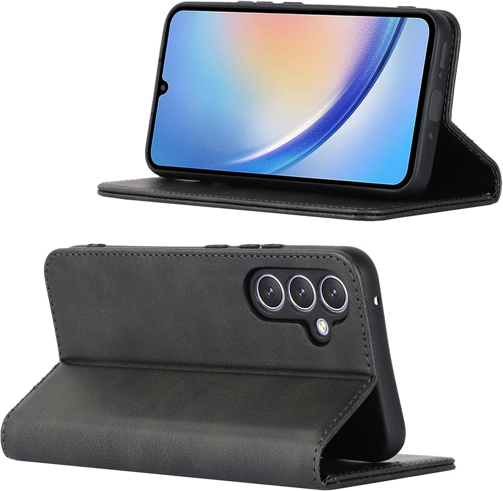 Etui folio noir pour Samsung Galaxy A34 G , My Way