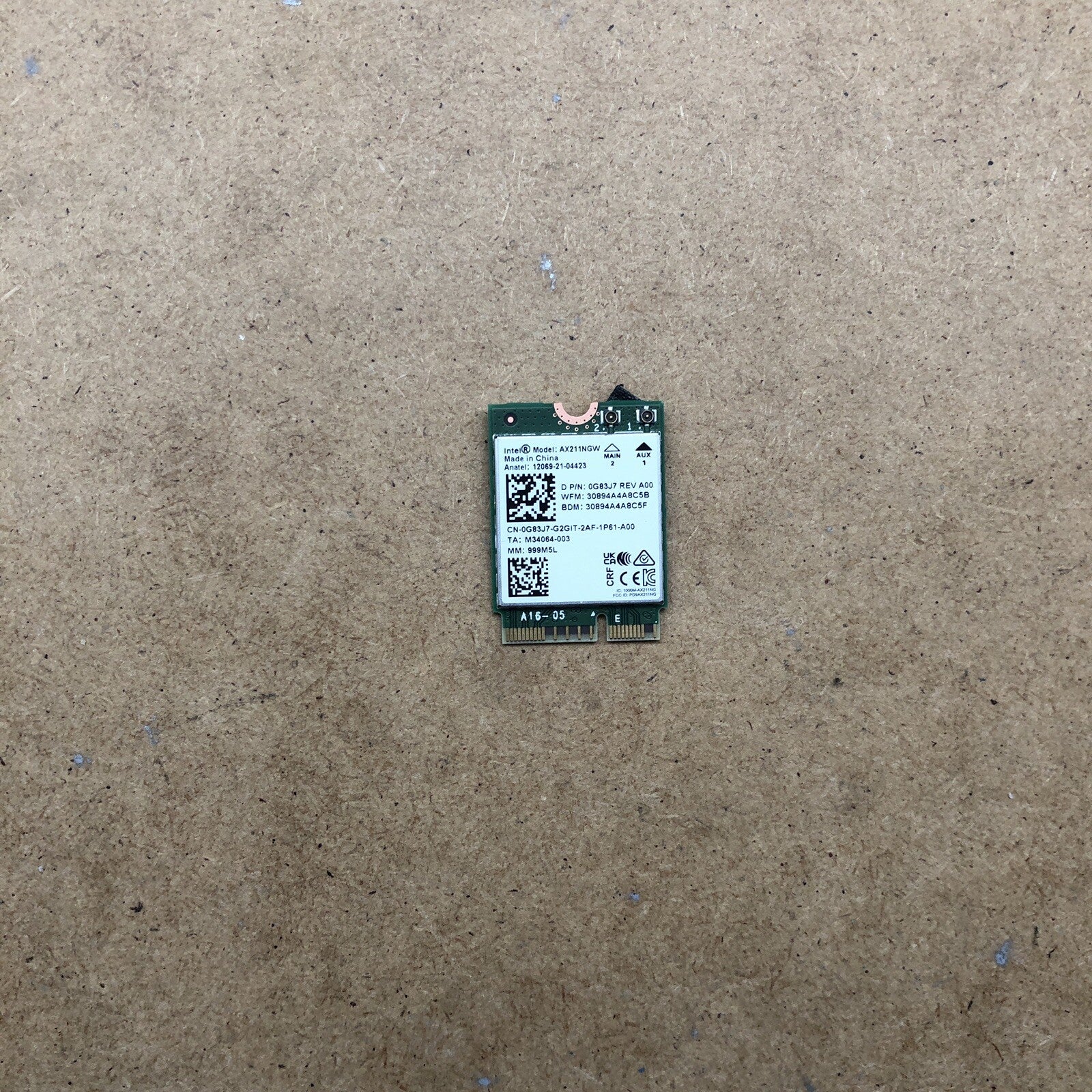 Carte wifi - Dell Latitude  5430 /2023 P137G