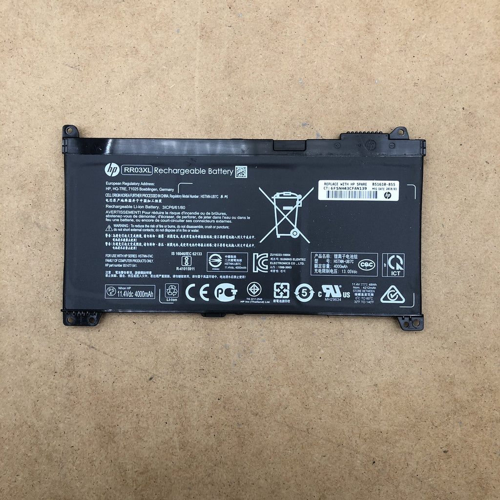 Batterie - HP type RR03XL
