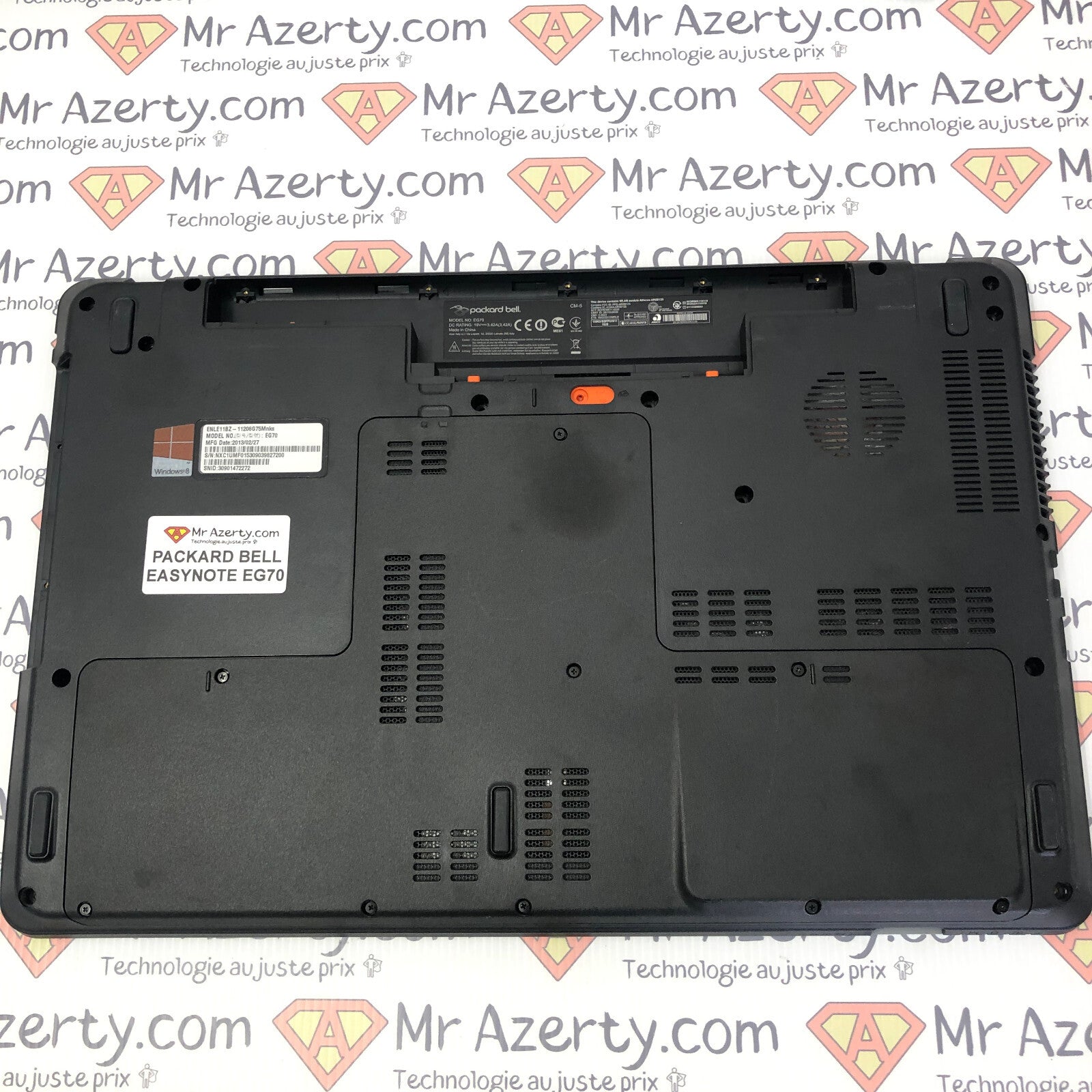 Plasturgie Basse complète - Packard Bell Easynote EG70