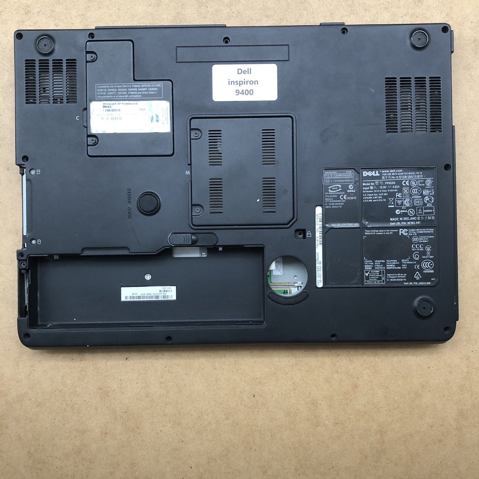 Plasturgie - Dell inspiron 9400 - PP05XB