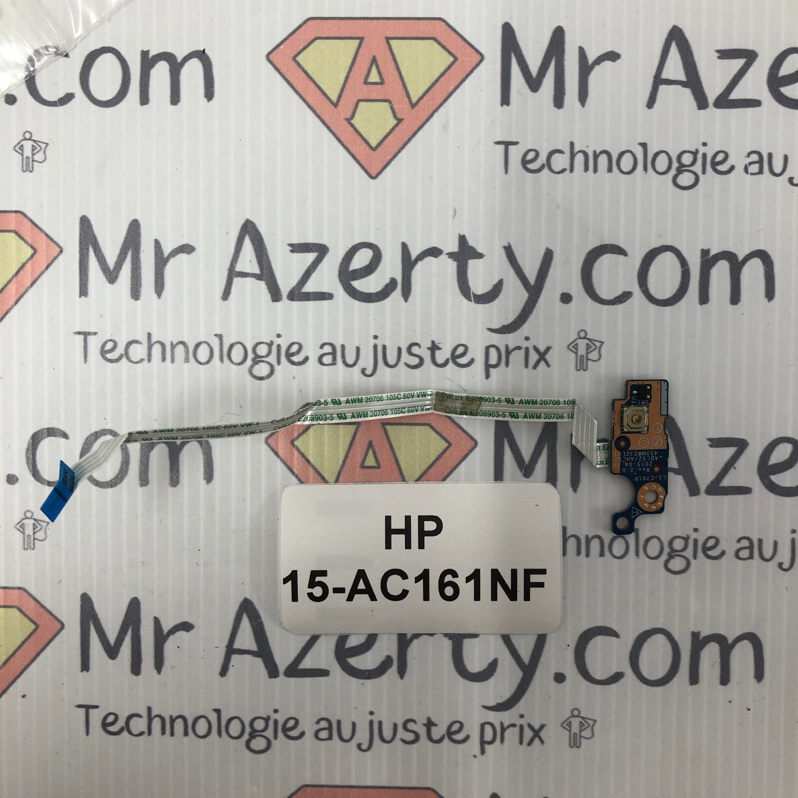 Bouton power - HP 15-AC161nf