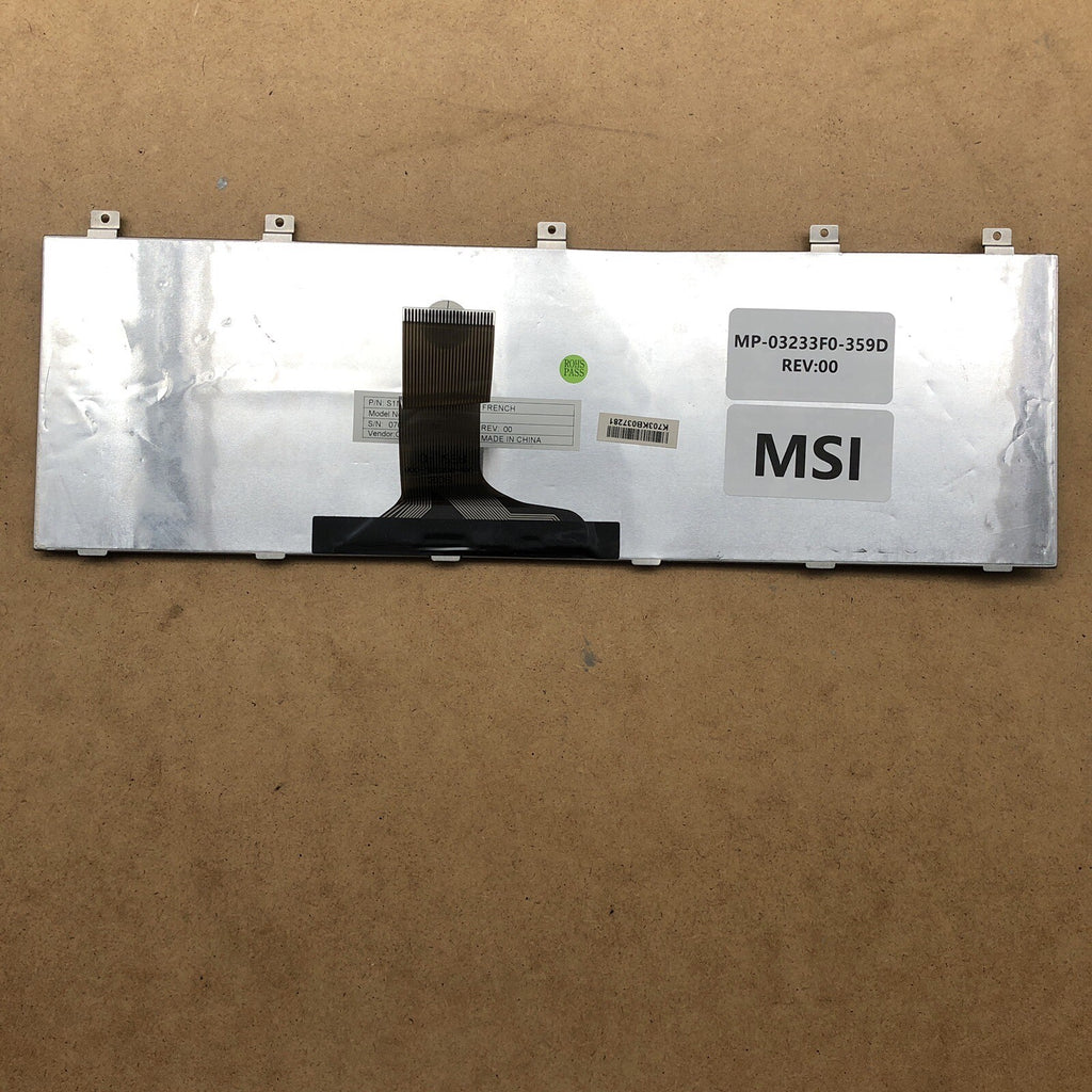 Clavier azerty - MP-03233FO-359D - Rev : 00 - MSI