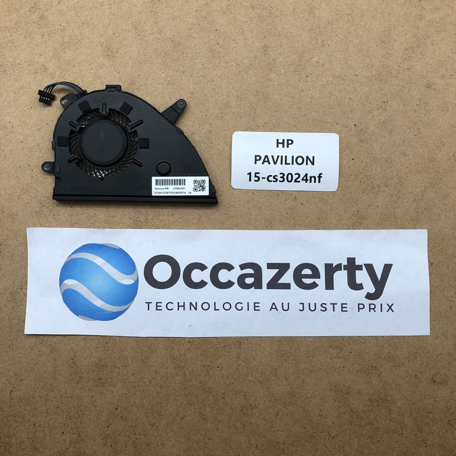 Ventilateur - HP Pavilion 15-cs3024nf