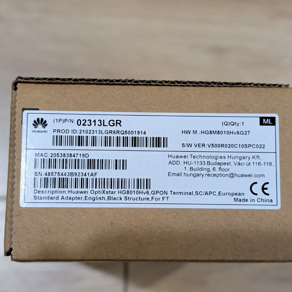 Boitier fibre Huawei Complet - OptiXstar  HG8010Hv6 - Neuf