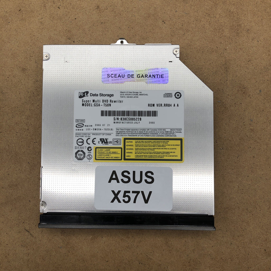 Lecteur/graveur DVD - Asus X57V