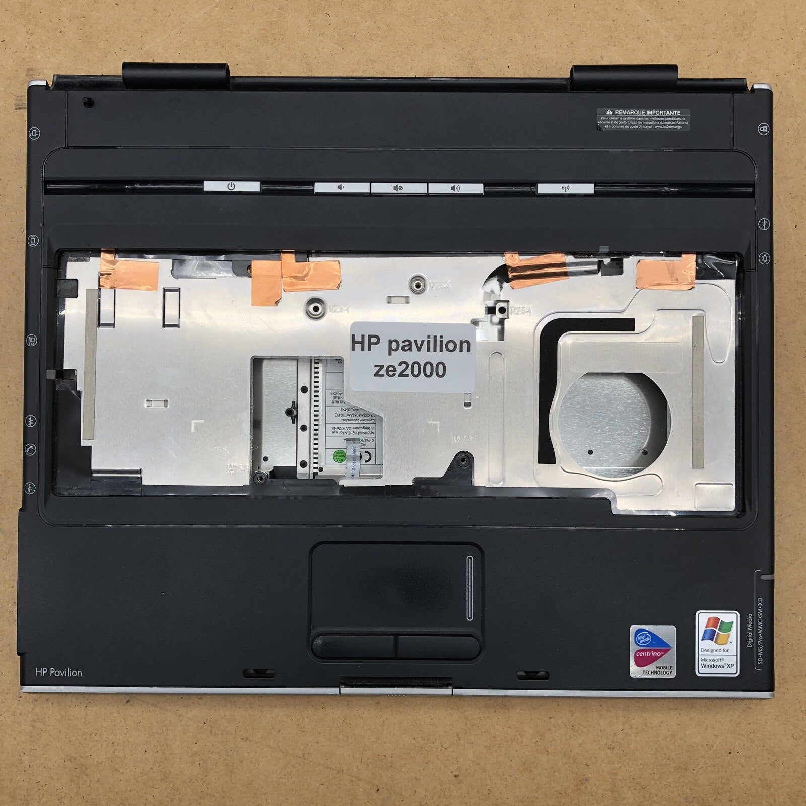 Plasturgie - HP Pavilion ze2000