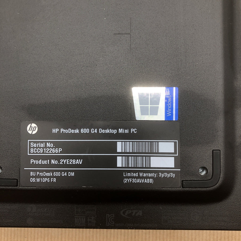 Coque plasturgie - HP ProDesk 600 G4