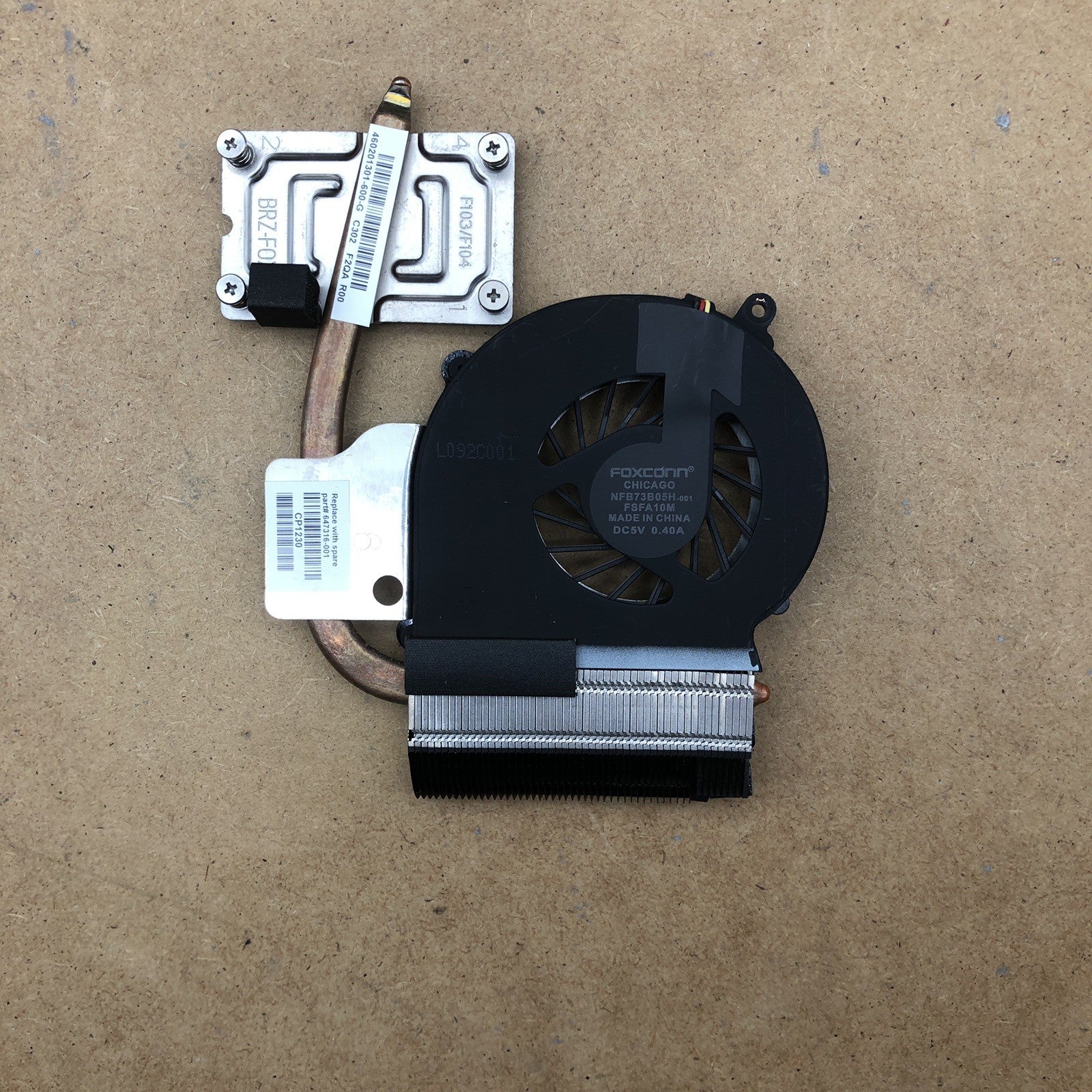 Ventilateur avec dissipateur - HP  Notebook 635