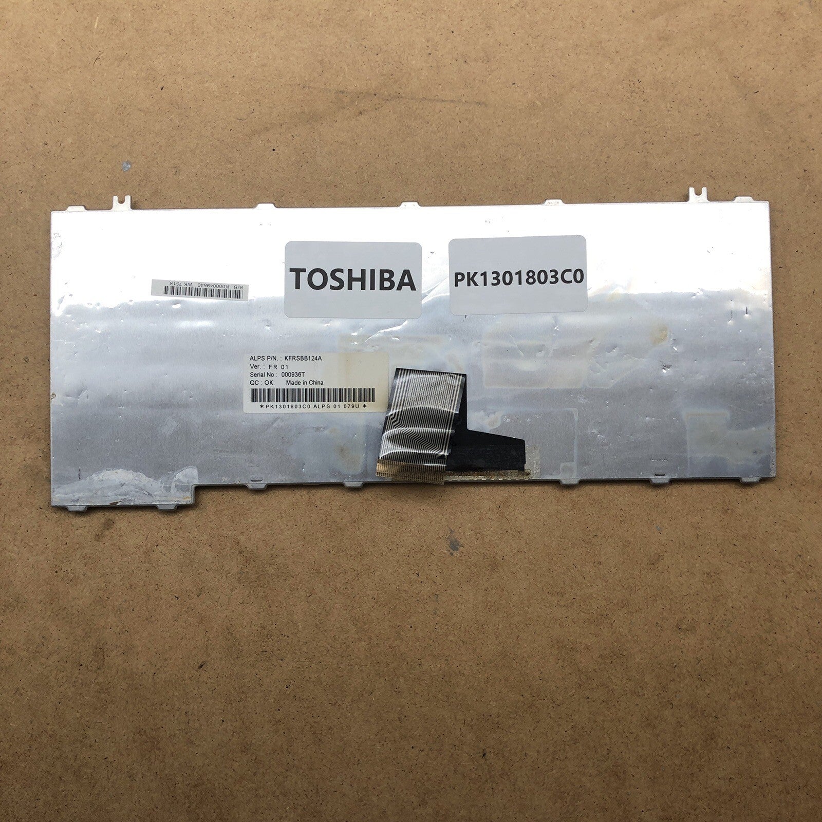 Clavier azerty - PK1301803CO - TOSHIBA