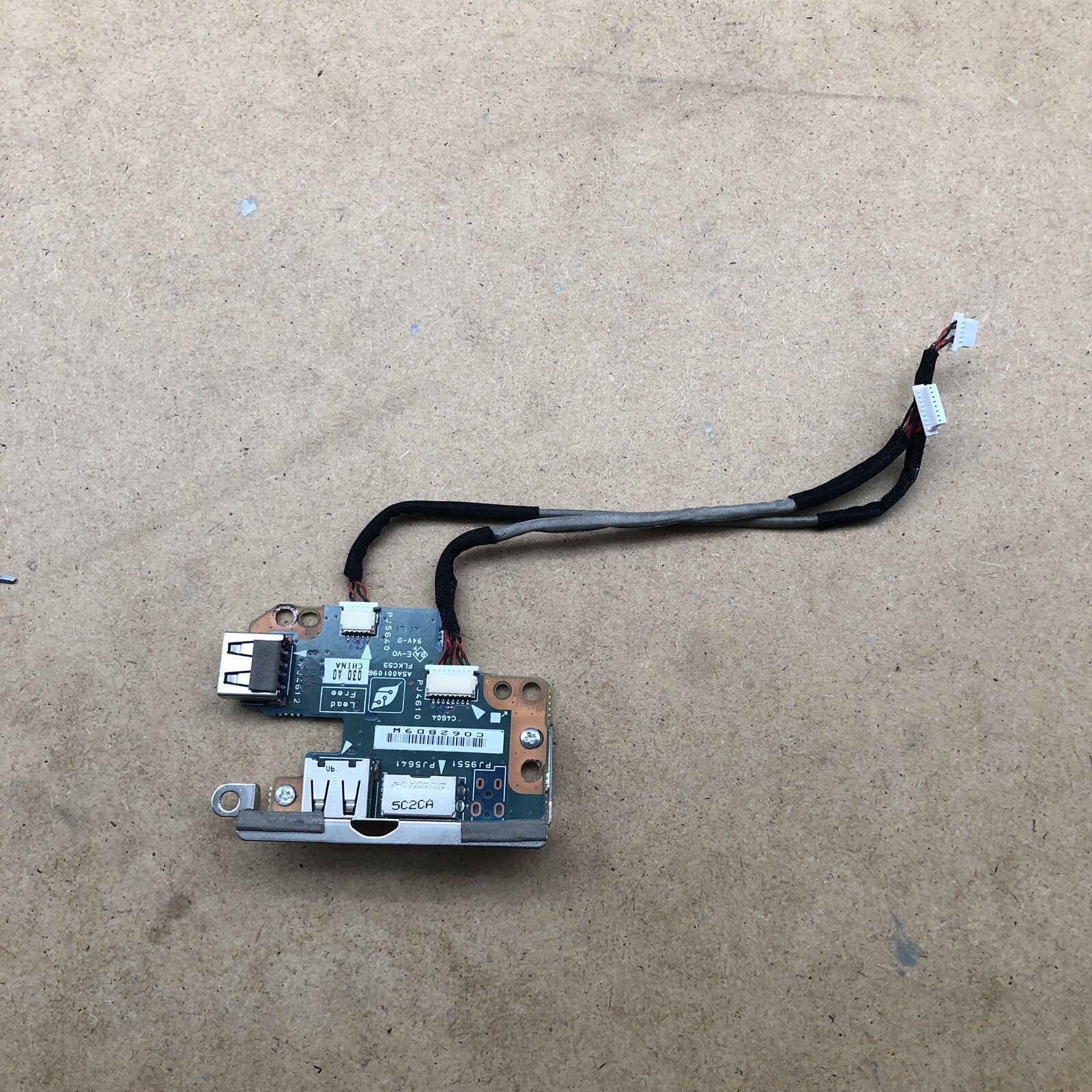 Lot de connecteurs USB/Jack/Ethernet - Toshiba Tecra A3X