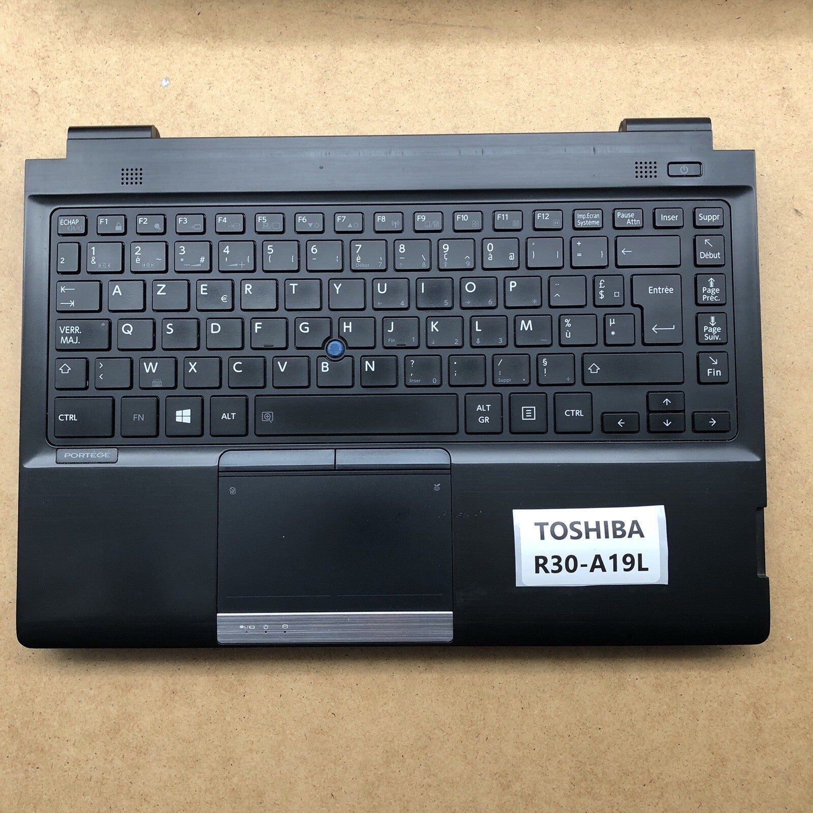 Plasturgie basse avec clavier azerty - Toshiba PORTEGE R30-A19L