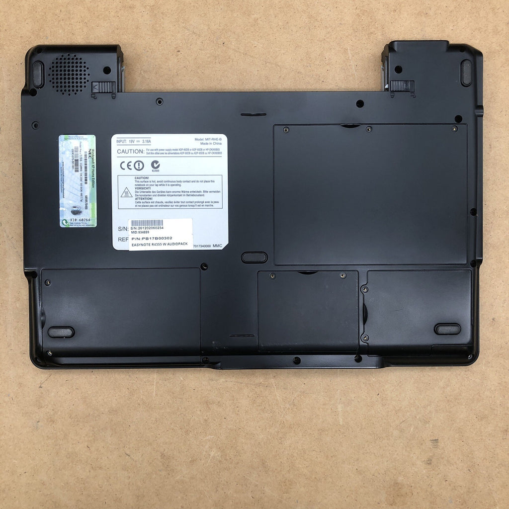 Plasturgie - Packard Bell Easynote MIT-RHE-B